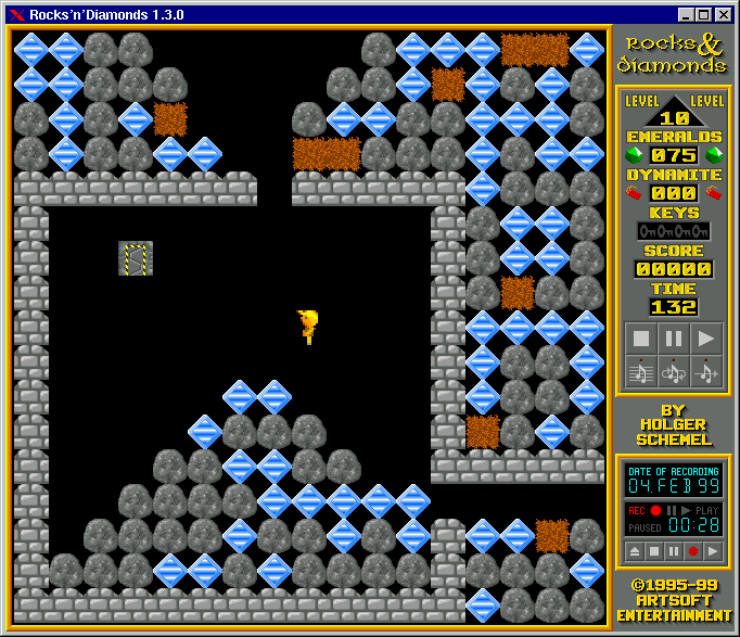 Rocks'n'Diamonds gameplay